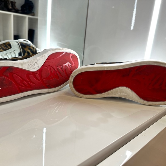 Louboutin Leopard Flat Sneakers - Picture 6 of 6